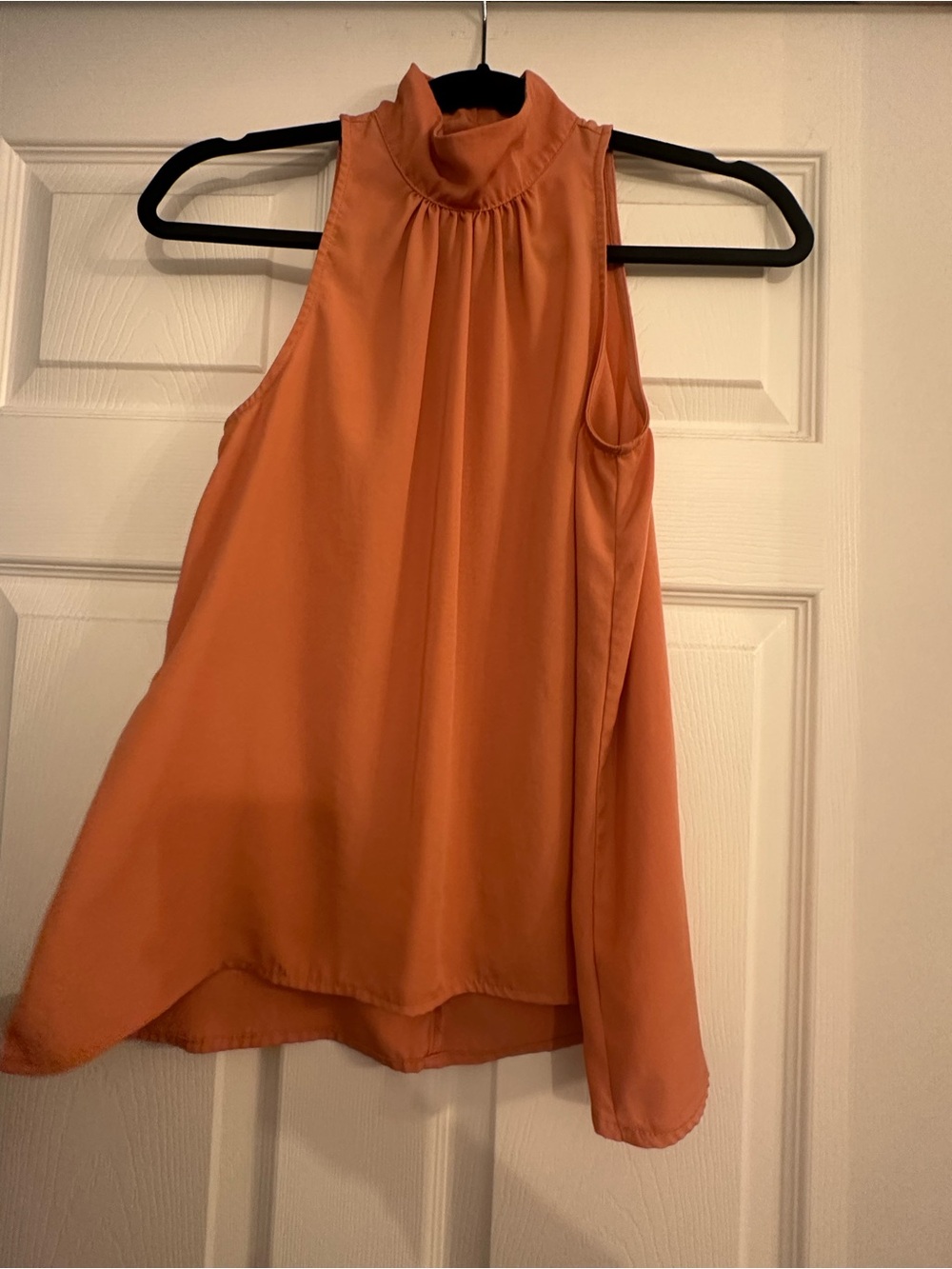 Prologue Sleeveless Mock Neck Camisole - Orange